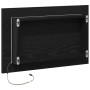 Espejo de baño con luces LED roble negro 60x8,5x37 cm de , Tocadores de baño - Ref: Foro24-862547, Precio: 53,81 €, Descuento: %