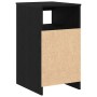 Cajonera de madera contrachapada roble negro 40x50x76 cm de , Taquillas y armarios de almacenamiento - Ref: Foro24-862009, Pr...