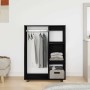 Armario de madera de roble negro 80x40x110 cm de , Armarios roperos - Ref: Foro24-862068, Precio: 90,74 €, Descuento: %