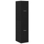Boticario de madera de roble negro 30x41x144,5 cm de , Taquillas y armarios de almacenamiento - Ref: Foro24-862054, Precio: 1...