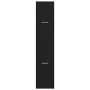 Boticario de madera de roble negro 30x41x144,5 cm de , Taquillas y armarios de almacenamiento - Ref: Foro24-862054, Precio: 1...