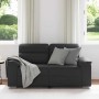 Sofá 2 plazas cuero sintética negro 120 cm de , Sofás - Ref: Foro24-4105337, Precio: 224,43 €, Descuento: %