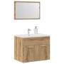 Juego de muebles baño 2 piezas madera ingeniería roble artisan de , Muebles de baño - Ref: Foro24-862040, Precio: 70,58 €, De...