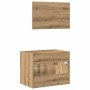 Juego de muebles baño 2 piezas madera ingeniería roble artisan de , Muebles de baño - Ref: Foro24-862040, Precio: 70,58 €, De...