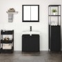 Juego de muebles de baño 2 pzas roble negro Madera ingeniería de , Muebles de baño - Ref: Foro24-3328389, Precio: 123,52 €, D...