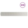 Bordes para césped 30 uds 15x103 cm acero inoxidable de , Ribetes y bordes para jardín - Ref: Foro24-865988, Precio: 214,34 €...