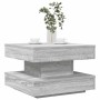 Mesa de centro giratoria 360 grados gris Sonoma 50x50x34,5 cm de , Mesas de centro - Ref: Foro24-858475, Precio: 60,58 €, Des...