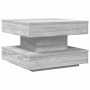 Mesa de centro giratoria 360 grados gris Sonoma 50x50x34,5 cm de , Mesas de centro - Ref: Foro24-858475, Precio: 60,58 €, Des...