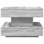 Mesa de centro giratoria 360 grados gris Sonoma 50x50x34,5 cm de , Mesas de centro - Ref: Foro24-858475, Precio: 60,58 €, Des...