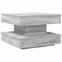 Mesa de centro giratoria 360 grados gris Sonoma 50x50x34,5 cm de , Mesas de centro - Ref: Foro24-858475, Precio: 60,58 €, Des...