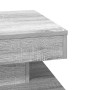 Mesa de centro giratoria 360 grados gris Sonoma 50x50x34,5 cm de , Mesas de centro - Ref: Foro24-858475, Precio: 60,58 €, Des...