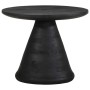 Mesa auxiliar madera maciza de mango negra Ø50x40 cm de , Mesas auxiliares - Ref: Foro24-4017535, Precio: 141,53 €, Descuento: %