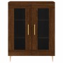 Aparador alto madera contrachapada marrón roble 69,5x34x180 cm de , Aparadores - Ref: Foro24-3189308, Precio: 149,57 €, Descu...