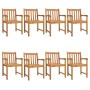 Juego de comedor de jardín 9 piezas madera maciza de acacia de , Conjuntos de jardín - Ref: Foro24-3206280, Precio: 1,00 €, D...