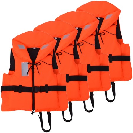 Chalecos de ayuda a la flotación 4 unidades 100 N 60-70 kg de , Chalecos salvavidas - Ref: Foro24-275184, Precio: 166,44 €, D...