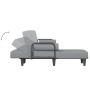 Sofá cama en forma de L tela gris claro 260x140x70 cm de , Sofás - Ref: Foro24-3157272, Precio: 401,19 €, Descuento: %