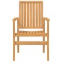 Sillas de jardín apilables 8 uds madera de teca 56,5x57,5x91 cm de , Sillas de jardín - Ref: Foro24-3157903, Precio: 1,00 €, ...