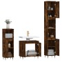 Set de muebles baño 3 pzas madera contrachapada roble ahumado de , Muebles de baño - Ref: Foro24-3187786, Precio: 176,95 €, D...