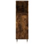 Set de muebles baño 3 pzas madera contrachapada roble ahumado de , Muebles de baño - Ref: Foro24-3187786, Precio: 176,95 €, D...