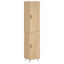 Aparador de madera contrachapada roble Sonoma 34,5x34x180 cm de , Aparadores - Ref: Foro24-3198764, Precio: 102,45 €, Descuen...