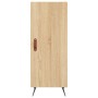 Aparador de madera contrachapada roble Sonoma 34,5x34x180 cm de , Aparadores - Ref: Foro24-3198764, Precio: 102,45 €, Descuen...