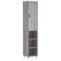 Aparador alto madera contrachapada gris Sonoma 34,5x34x180 cm de , Aparadores - Ref: Foro24-3198959, Precio: 91,26 €, Descuen...