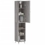 Aparador alto madera contrachapada gris Sonoma 34,5x34x180 cm de , Aparadores - Ref: Foro24-3198959, Precio: 91,26 €, Descuen...