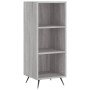 Aparador alto madera contrachapada gris Sonoma 34,5x34x180 cm de , Aparadores - Ref: Foro24-3198959, Precio: 91,26 €, Descuen...