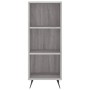 Aparador alto madera contrachapada gris Sonoma 34,5x34x180 cm de , Aparadores - Ref: Foro24-3198959, Precio: 91,26 €, Descuen...