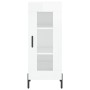 Aparador alto madera contrachapada blanco brillo 34,5x34x180 cm de , Aparadores - Ref: Foro24-3199051, Precio: 114,19 €, Desc...