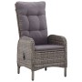 Juego de comedor para jardín 3 piezas ratán sintético gris de vidaXL, Conjuntos de jardín - Ref: Foro24-3058543, Precio: 298,...