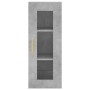 Aparador de madera contrachapada gris hormigón 34,5x34x180 cm de , Aparadores - Ref: Foro24-3199357, Precio: 89,50 €, Descuen...