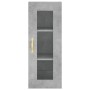 Aparador de madera contrachapada gris hormigón 34,5x34x180 cm de , Aparadores - Ref: Foro24-3199413, Precio: 99,24 €, Descuen...