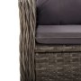 Juego de comedor para jardín 3 piezas ratán sintético gris de vidaXL, Conjuntos de jardín - Ref: Foro24-3058543, Precio: 298,...