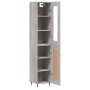 Aparador alto madera contrachapada gris Sonoma 34,5x34x180 cm de , Aparadores - Ref: Foro24-3199479, Precio: 102,75 €, Descue...