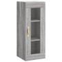 Aparador alto madera contrachapada gris Sonoma 34,5x34x180 cm de , Aparadores - Ref: Foro24-3199479, Precio: 102,75 €, Descue...