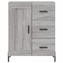 Aparador alto madera contrachapada gris sonoma 69,5x34x180 cm de , Aparadores - Ref: Foro24-3200015, Precio: 170,57 €, Descue...