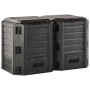 Compostador de jardín negro 800 L de vidaXL, Compostadores - Ref: Foro24-312273, Precio: 130,61 €, Descuento: %