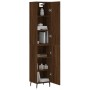 Aparador alto madera contrachapada roble marrón 34,5x34x180 cm de , Aparadores - Ref: Foro24-3198808, Precio: 129,08 €, Descu...