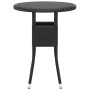 Juego de comedor de jardín 3 piezas ratán sintético negro de vidaXL, Conjuntos de jardín - Ref: Foro24-3058464, Precio: 171,4...