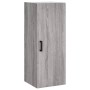 Aparador alto madera contrachapada gris Sonoma 34,5x34x180 cm de , Aparadores - Ref: Foro24-3199047, Precio: 102,20 €, Descue...