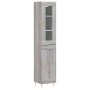 Aparador alto madera contrachapada gris Sonoma 34,5x34x180 cm de , Aparadores - Ref: Foro24-3199487, Precio: 107,61 €, Descue...