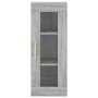 Aparador alto madera contrachapada gris Sonoma 34,5x34x180 cm de , Aparadores - Ref: Foro24-3199487, Precio: 107,61 €, Descue...