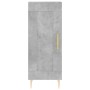 Aparador de madera contrachapada gris hormigón 34,5x34x180 cm de , Aparadores - Ref: Foro24-3199485, Precio: 100,61 €, Descue...