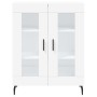 Aparador alto madera contrachapada blanco 69,5x34x180 cm de , Aparadores - Ref: Foro24-3199633, Precio: 177,74 €, Descuento: %