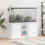 Soporte de acuario madera ingeniería blanco brillo 121x41x58 cm de , Soportes para acuarios - Ref: Foro24-833617, Precio: 128...