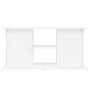 Soporte de acuario madera ingeniería blanco brillo 121x41x58 cm de , Soportes para acuarios - Ref: Foro24-833617, Precio: 128...