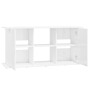 Soporte de acuario madera ingeniería blanco brillo 121x41x58 cm de , Soportes para acuarios - Ref: Foro24-833617, Precio: 128...