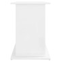 Soporte de acuario madera ingeniería blanco brillo 121x41x58 cm de , Soportes para acuarios - Ref: Foro24-833617, Precio: 128...