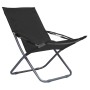Sillas de playa plegables 2 unidades tela negro de , Sillas de jardín - Ref: Foro24-47903, Precio: 124,98 €, Descuento: %